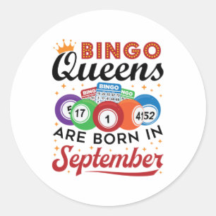 Pegatina Redonda Bingo Queens nace en septiembre
