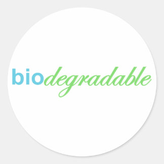 Pegatina Redonda Biodegradable