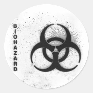 Pegatina Redonda biohazard