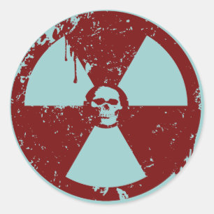 Pegatina Redonda BioHazard