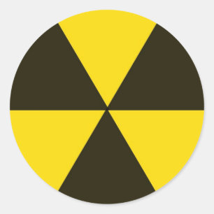 Pegatina Redonda Bioriesgo