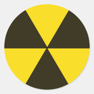 Pegatina Redonda Bioriesgo