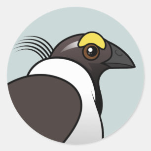 Pegatina Redonda Birdorable Sage Grouse