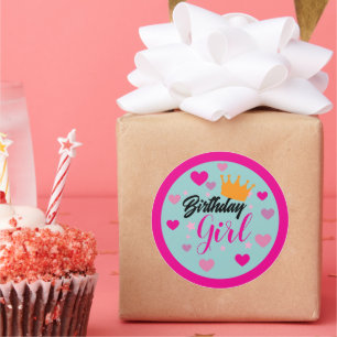 Pegatina Redonda Birthday stickers