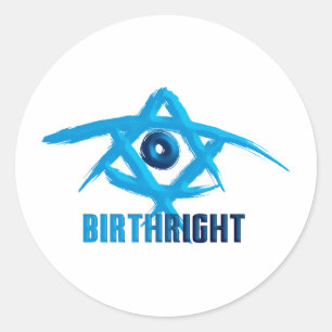 Pegatina Redonda Birthright