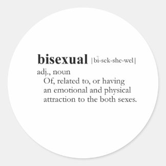 PEGATINA REDONDA BISEXUAL