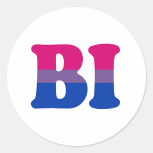 PEGATINA REDONDA BISEXUAL 1