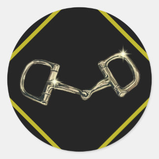 Pegatina Redonda bit in diamond