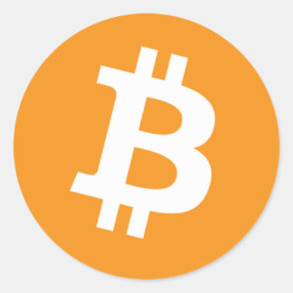 Pegatina Redonda Bitcoin
