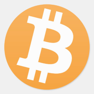 Pegatina Redonda Bitcoin