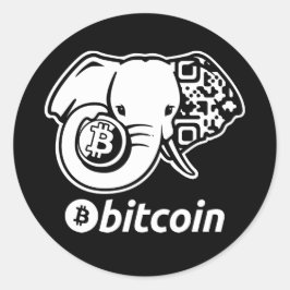 Pegatina Redonda Bitcoin Event Item