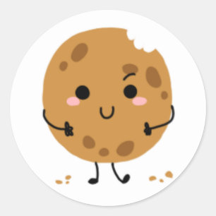 Pegatina Redonda Bite Me - Pegatinas