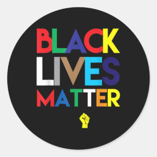 Pegatina Redonda #blacklives
