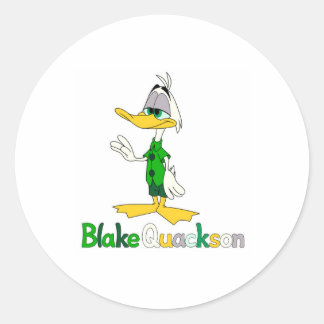 Pegatina redonda Blake Quackson