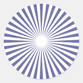 Pegatina Redonda Blanco: