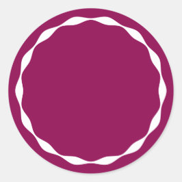 Pegatina Redonda Blank Circle Custom Spice Container Sticker