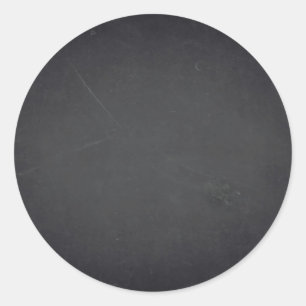 Pegatina Redonda Blank Faux Chalkboard Personalizar Texto Cada Paqu