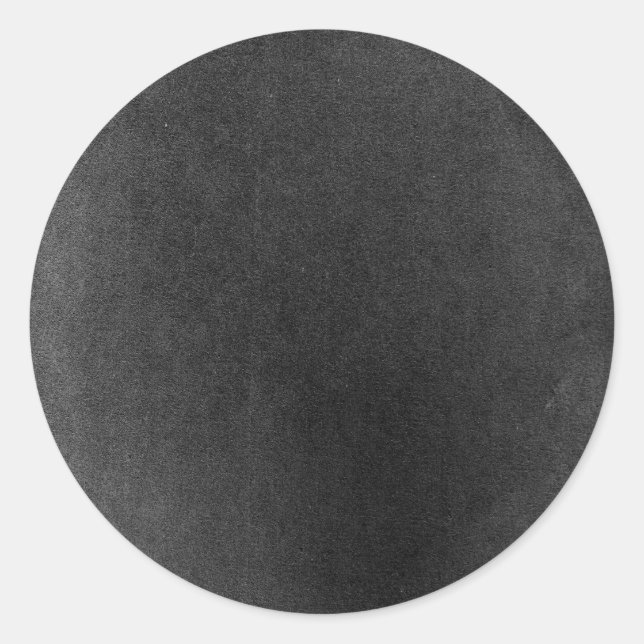 Pegatina Redonda Blank Faux Chalkboard Personalizar Texto Cada Paqu (Anverso)
