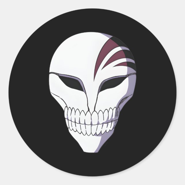 Pegatina Redonda Bleach Hollow (Anverso)