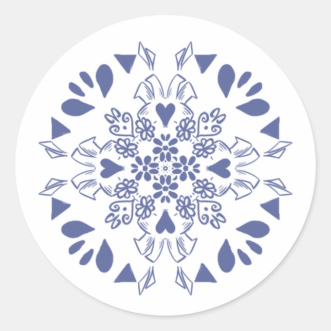 Pegatina Redonda Blekingesöm sticker (Anverso)