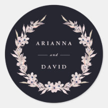 Bliss acuarela | Wreath floral rosa de Rubor