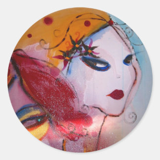 Pegatina Redonda "Blondie & I"