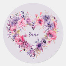 Blooms de amor | Nombre personalizado | Floral