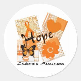 Pegatina Redonda Bloques de esperanza