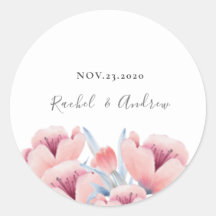 Blossom Peach | Sobre de la invitación a la boda f