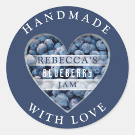 Pegatina Redonda Blueberry Jam