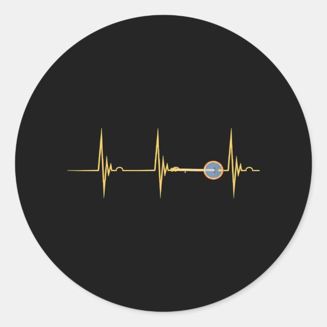 Pegatina Redonda Bluegrass Banjo Country Music Banjo Instrumento de (Anverso)