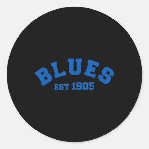 Pegatina Redonda Blues Chelsea Fundado En 1905 Fútbol Soccer 