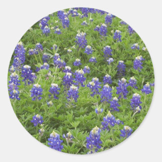 Pegatina Redonda Blues Power