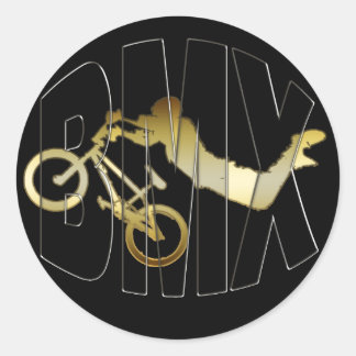PEGATINA REDONDA BMX