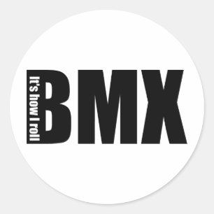 Pegatina Redonda BMX - Así es como hago rodar