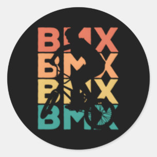 Pegatina Redonda Bmx Para Bmx Riders