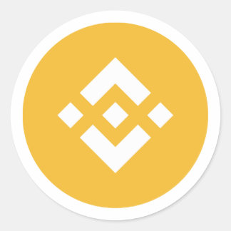 Pegatina Redonda BNB Binance sticker