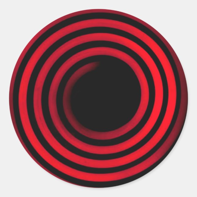 Pegatina Redonda Bobinas de rotura (Anverso)