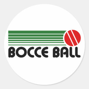 Pegatina Redonda Bocce Ball