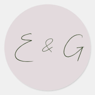 Pegatina Redonda boda