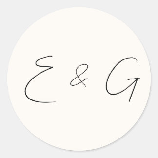 Pegatina Redonda boda