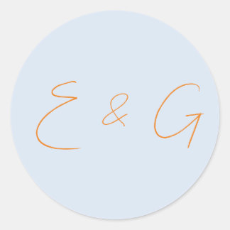 Pegatina Redonda boda