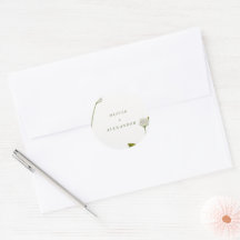 Boda Botánica Floral Blanca Elegante
