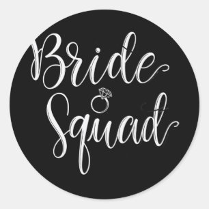 Pegatina Redonda Boda Bridal Fiesta Bachelorett