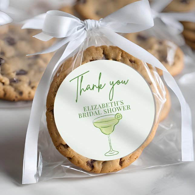 Pegatina Redonda Boda con estilo Hand Drawn Retro Margs & Matrimony (Subido por el creador)