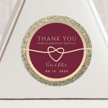 Boda de Borgoña Gracias Por Favor