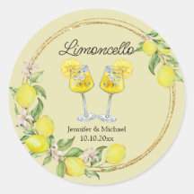 boda de cócteles limoncello-acuarela