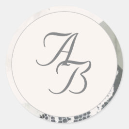 Pegatina Redonda Boda de encaje rosa champagne