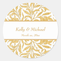 Boda de estilo elegante de oro