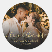 Boda de fotos de Black Gold Script Love and Gracia